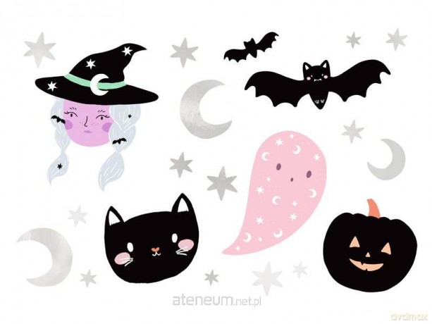 Tatuaże zmywalne Halloween 20 szt