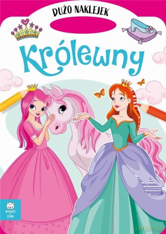 Teczka królewny z podwójnymi naklejkami [KSIĄŻKA]