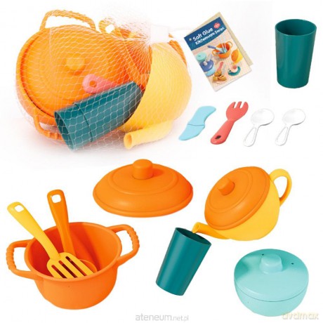 Zestaw naczyń plastikowych - 11el