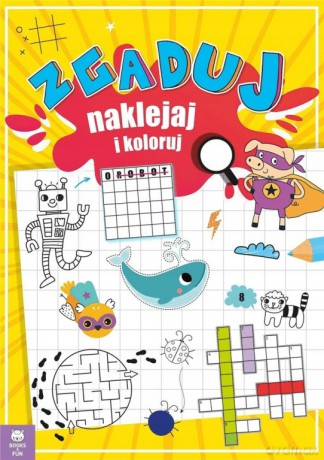Zgaduj naklejaj i koloruj [KSIĄŻKA]