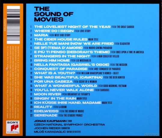 Jonas Kaufmann: The Sound of Movies [CD]
