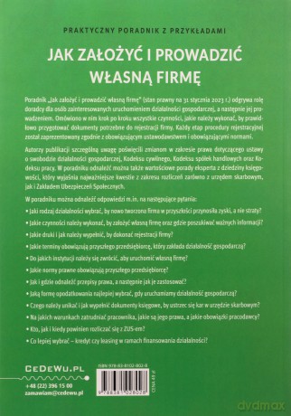 Jak założyć i prowadzić własną firmę - Przemysław Mućko, Aneta Sokół [KSIĄŻKA]
