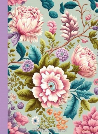 Notatnik ozdobny 105x148/48K kratka Flora