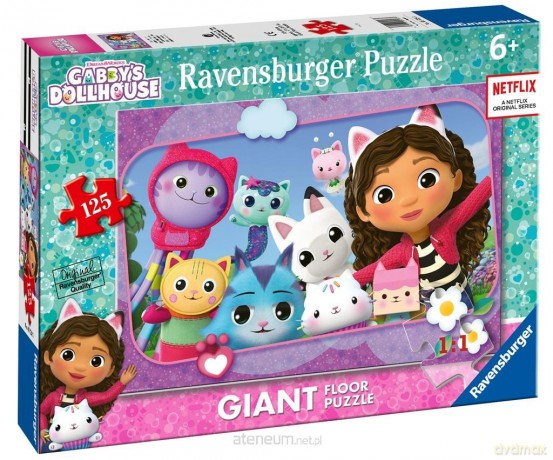 RAVENSBURGER 125 Koci domek Gabi Giant [PUZZLE]