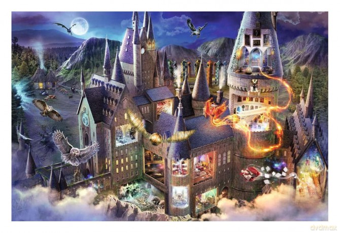 RAVENSBURGER 3000 el. Zamek Hogwart [PUZZLE]