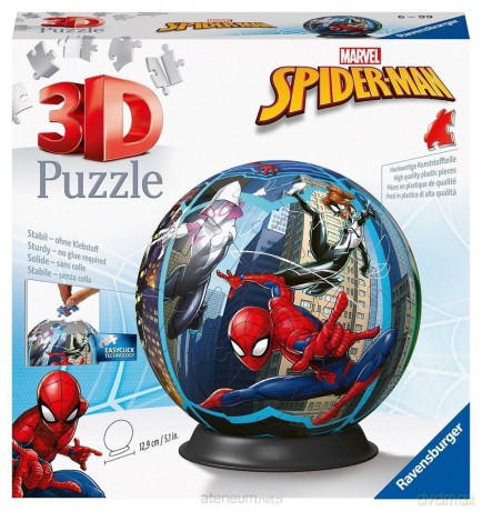 RAVENSBURGER 3D 72 el. Kula: Spiderman [PUZZLE]
