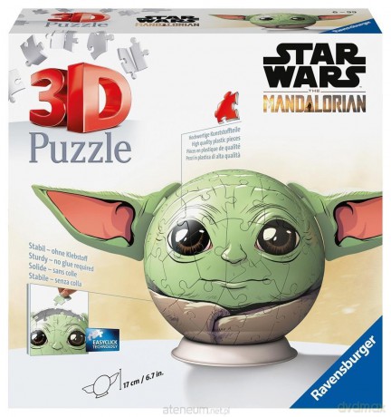 RAVENSBURGER 3D 72 el. Star Wars Grogu Kula [PUZZLE]
