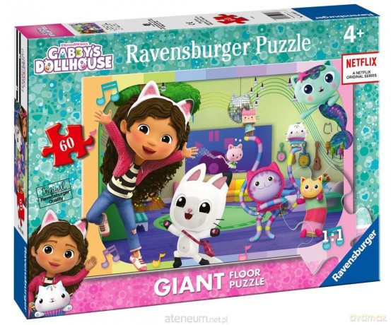 RAVENSBURGER 60 el. Koci domek Gabi Giant [PUZZLE]