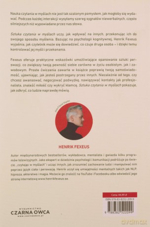 Sztuka czytania w myślach - Henrik Fexeus, Maciej Muszalski [KSIĄŻKA]