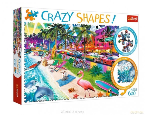 TREFL 600 el. Crazy Shapes Plaża w Miami [PUZZLE]
