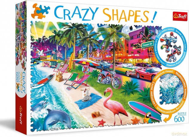 TREFL 600 el. Crazy Shapes Plaża w Miami [PUZZLE]