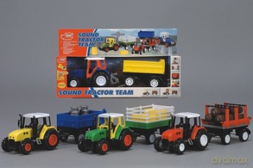 DICKIE Traktor z dźwiękiem 26cm 203473471 [ZABAWKA]