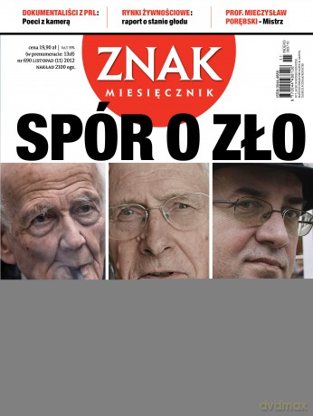 Miesięcznik ZNAK, numer 690 (listopad 2012) [KSIĄŻKA]