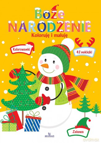 Boże Narodzenie. Koloruję i maluję - Monika Matusiak [KSIĄŻKA]