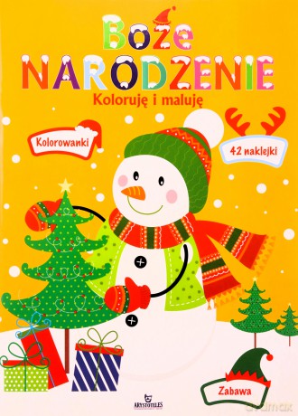 Boże Narodzenie. Koloruję i maluję - Monika Matusiak [KSIĄŻKA]