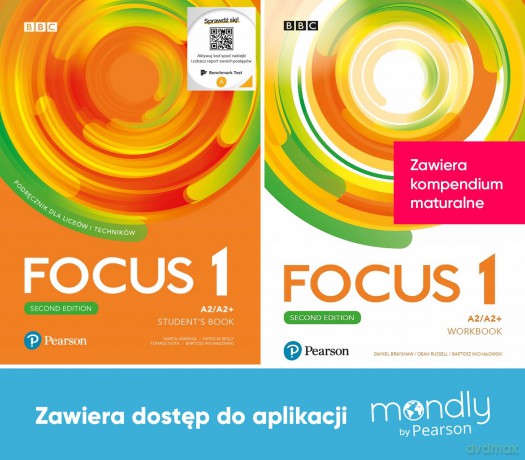 Focus Second Edition 1. Komplet Podręcznik + Zeszyt ćwiczeń + dostęp Mondly [KSIĄŻKA]
