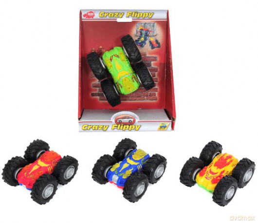 DICKIE Samochody Crazy Flippy 4 wz. 203315363 [ZABAWKA]