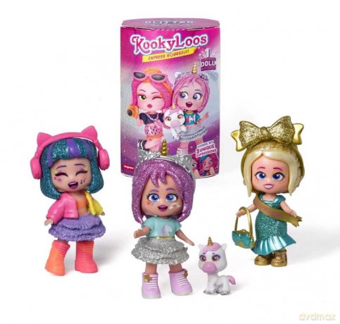 KookyLoos V Glitter Glam (V.0) 1 szt. mix [FIGURKA]