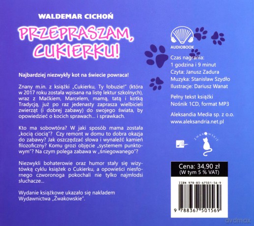 Przepraszam, Cukierku! - Waldemar Cichoń [AUDIOBOOK]