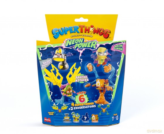 SuperThings Neon Power Pack 6 1szt[FIGURKA]