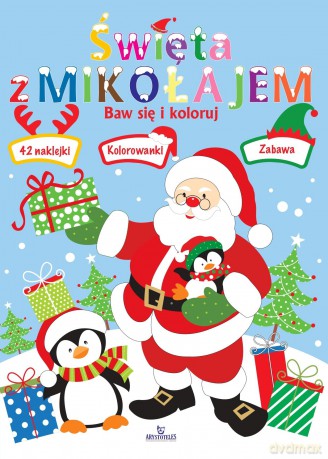 Święta z Mikołajem. Baw się i koloruj - Monika Matusiak [KSIĄŻKA]