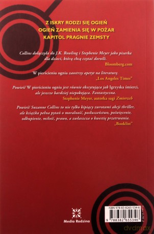 W pierścieniu ognia. Igrzyska śmierci (Tom 2) - Suzanne Collins [KSIĄŻKA]