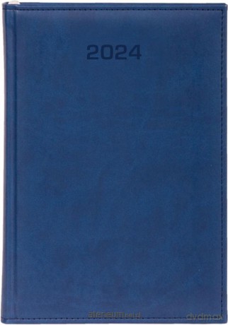 Kalendarz 2024 tygodniowy B5 Vivella granat [KALENDARZ]