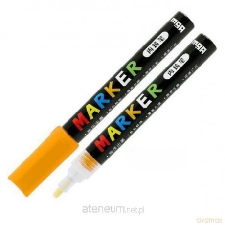 Marker akrylowy 1-2mm pomarańczowy (6szt)