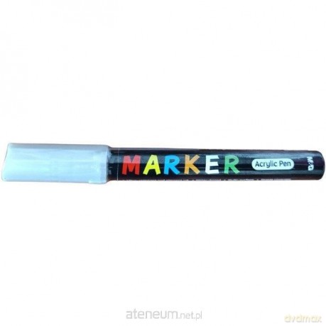 Marker akrylowy 1-2mm srebrny (6szt)