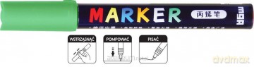 Marker akrylowy 1-2mm zielony (6szt)