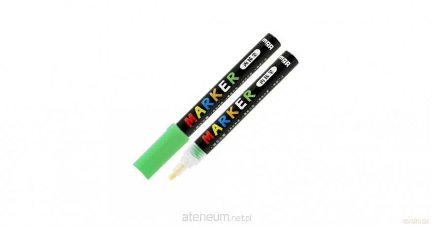 Marker akrylowy 1-2mm zielony neon (6szt)