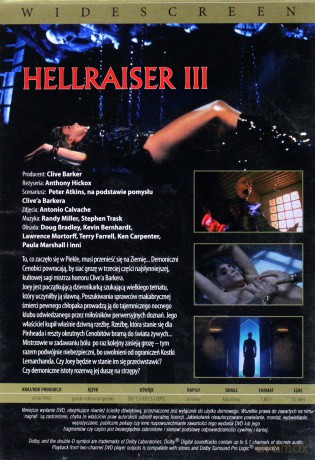 Hellraiser III: Piekło na ziemi [DVD]
