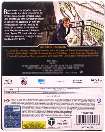 007 James Bond Zabójczy widok (steelbook) [Blu-Ray]