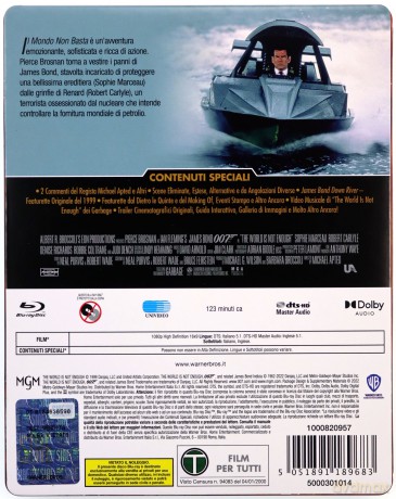 007 James Bond Świat to za mało (steelbook) [Blu-Ray]