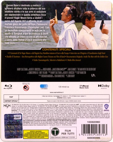 007 James Bond Człowiek ze złotym pistoletem (steelbook) [Blu-Ray]