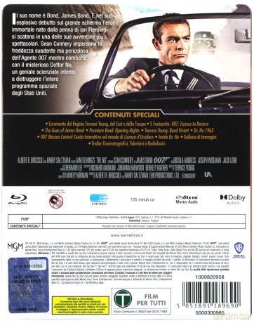 007 James Bond Doktor No (steelbook) [Blu-Ray]