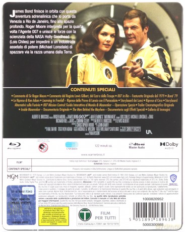 007 James Bond Moonraker (steelbook) [Blu-Ray]