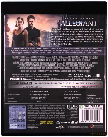 Allegiant (Wierna) [Blu-Ray 4K]+[Blu-Ray]