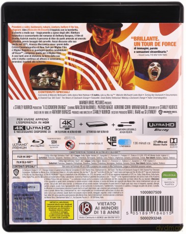 Mechaniczna pomarańcza [Blu-Ray 4K]+[Blu-Ray]