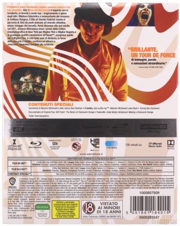 Mechaniczna pomarańcza [Blu-Ray 4K]+[Blu-Ray]