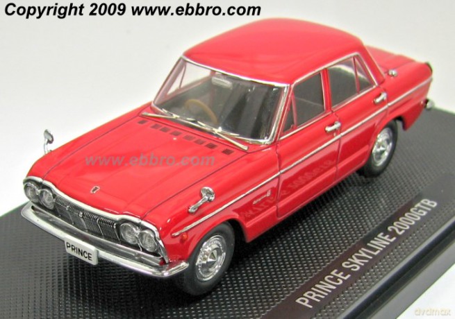 EBBRO Prince Skyline 2000 GTB (red) 44237 [MODELARSTWO]