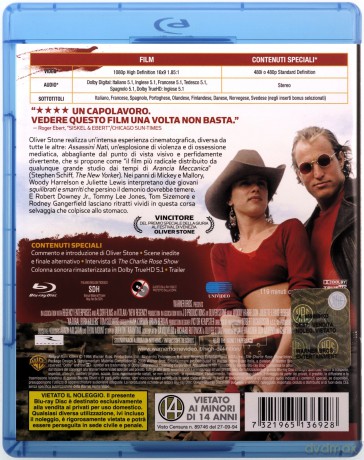 Natural Born Killers (Urodzeni mordercy) [Blu-Ray]
