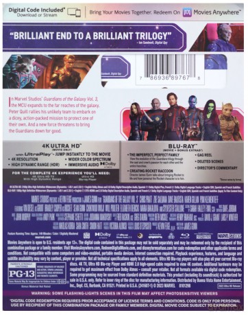 Guardians of the Galaxy Vol. 3 (Strażnicy Galaktyki vol. 3) [Blu-Ray 4K]+[Blu-Ray]