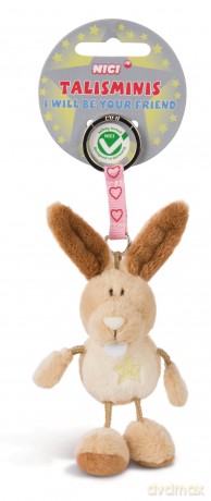 NICI wieszak/brelok na klucze Królik 7 cm Talisminis