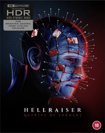 Hellraiser: Quartet of Torment: Hellraiser / Hellbound: Hellraiser II / Hellraiser III: Hell on Earth / Hellraiser IV: Bloodline [4xBlu-Ray 4K]
