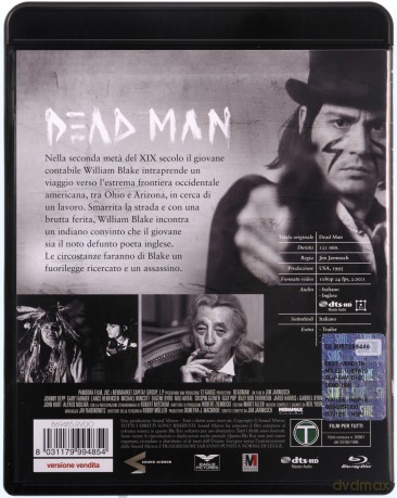 Dead Man (Truposz) [Blu-Ray]
