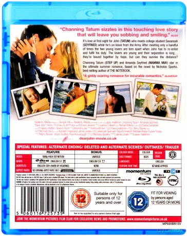 Dear John (Wciąż ją kocham) [Blu-Ray]