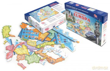 EDU MAL Układanka Europa 9012 [GRA]