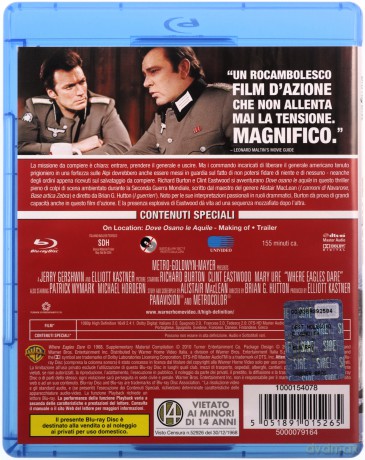 Where Eagles Dare (Tylko dla orłów) [Blu-Ray]