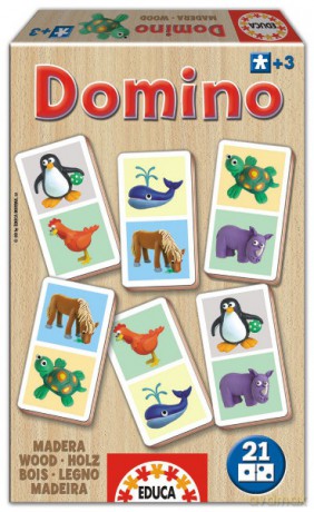 EDUCA GRA DOMINO ZWIERZĘTA 3D 13850 [GRA]